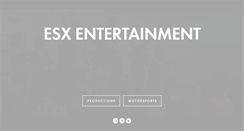 Desktop Screenshot of esxproductions.com